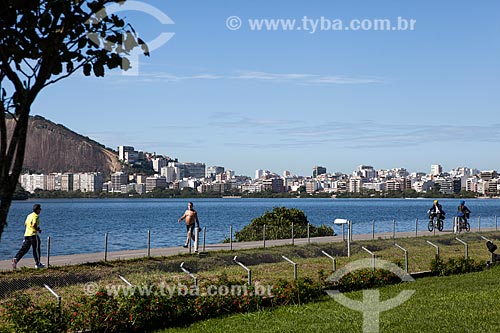 Peoples - bike lane of Rodrigo de Freitas Lagoon  - Rio de Janeiro city - Rio de Janeiro state (RJ) - Brazil