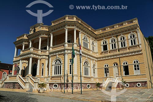  Facade of the Rio Negro Palace Cultural Center (XX century) - old headquarters of the State Government  - Manaus city - Amazonas state (AM) - Brazil