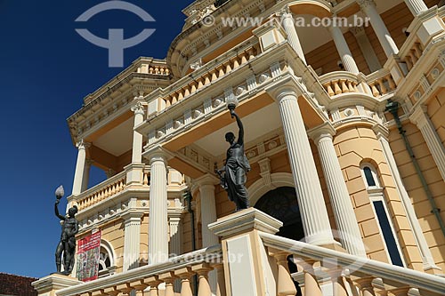  Facade of the Rio Negro Palace Cultural Center (XX century) - old headquarters of the State Government  - Manaus city - Amazonas state (AM) - Brazil