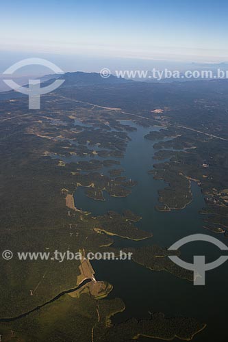  Aerial view of Billings Dam  - Sao Bernardo do Campo city - Sao Paulo state (SP) - Brazil