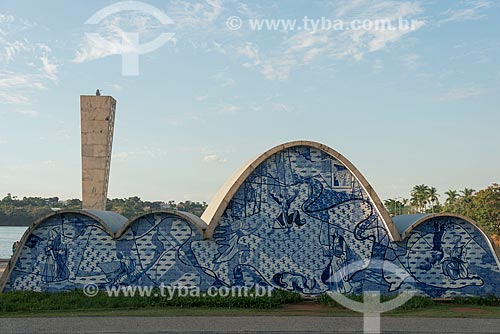  Facade of Sao Francisco de Assis Church (1943) - also known as Pampulha Church  - Belo Horizonte city - Minas Gerais state (MG) - Brazil