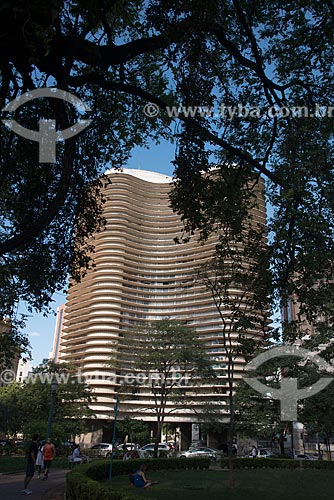  View of Niemeyer Building (1955) from Liberdade Square  - Belo Horizonte city - Minas Gerais state (MG) - Brazil