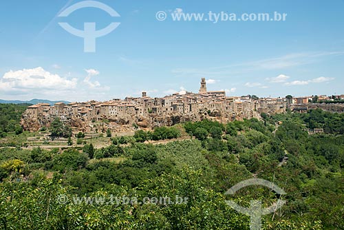  General view of Pitigliano city  - Pitigliano city - Grosseto province - Italy