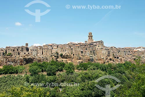  General view of Pitigliano city  - Pitigliano city - Grosseto province - Italy