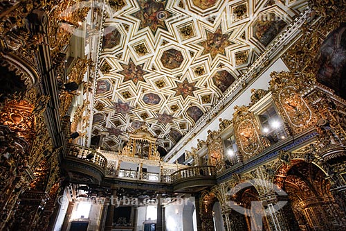  Inside of the Sao Francisco Convent and Church (XVIII century)  - Salvador city - Bahia state (BA) - Brazil