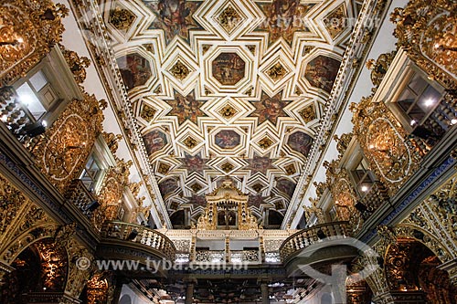  Inside of the Sao Francisco Convent and Church (XVIII century)  - Salvador city - Bahia state (BA) - Brazil