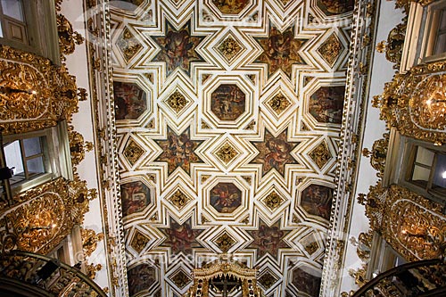  Inside of the Sao Francisco Convent and Church (XVIII century)  - Salvador city - Bahia state (BA) - Brazil