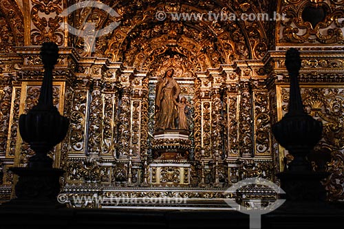  Detail of altar of the Sao Francisco Convent and Church (XVIII century)  - Salvador city - Bahia state (BA) - Brazil