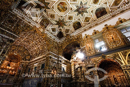  Inside of the Sao Francisco Convent and Church (XVIII century)  - Salvador city - Bahia state (BA) - Brazil