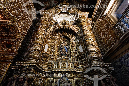  Detail of altar of the Sao Francisco Convent and Church (XVIII century)  - Salvador city - Bahia state (BA) - Brazil