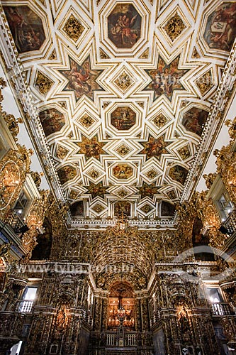  Detail of altar of the Sao Francisco Convent and Church (XVIII century)  - Salvador city - Bahia state (BA) - Brazil