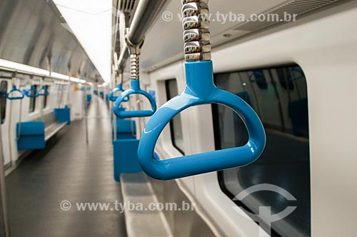  Inside of the new subway wagon - Line 1  - Rio de Janeiro city - Rio de Janeiro state (RJ) - Brazil