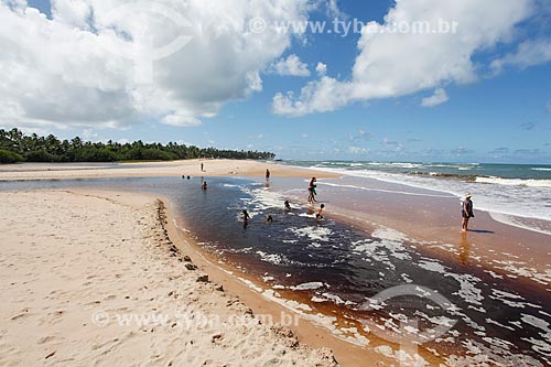  Tourists - Timeantube River  - Mata de Sao Joao city - Bahia state (BA) - Brazil