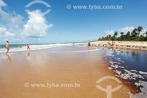  Tourists - Timeantube River  - Mata de Sao Joao city - Bahia state (BA) - Brazil