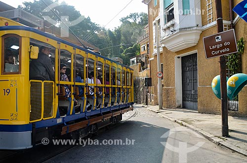  Santa Teresa Tram at Largo do Curvelo  - Rio de Janeiro city - Rio de Janeiro state (RJ) - Brazil