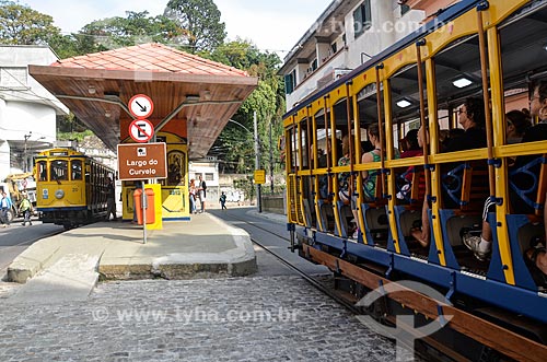  Santa Teresa Tram at Largo do Curvelo  - Rio de Janeiro city - Rio de Janeiro state (RJ) - Brazil