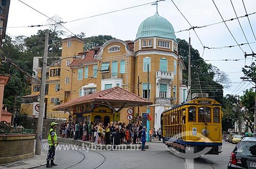  Santa Teresa Tram at Largo do Curvelo  - Rio de Janeiro city - Rio de Janeiro state (RJ) - Brazil
