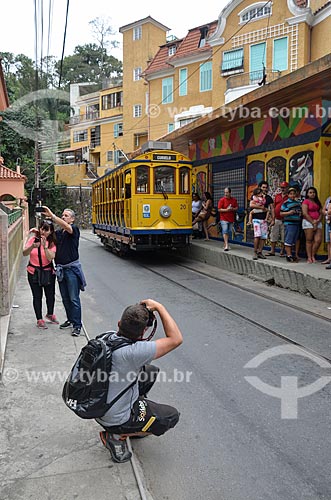 Santa Teresa Tram at Largo do Curvelo  - Rio de Janeiro city - Rio de Janeiro state (RJ) - Brazil