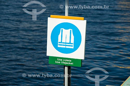  Signaling - Guanabara Bay Water Terminal (TABG)  - Rio de Janeiro city - Rio de Janeiro state (RJ) - Brazil