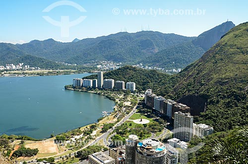  Rodrigo de Freitas lagoon view from Cantagalo Hill  - Rio de Janeiro city - Rio de Janeiro state (RJ) - Brazil