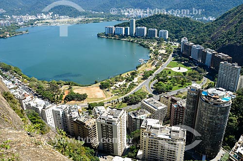  Rodrigo de Freitas lagoon view from Cantagalo Hill  - Rio de Janeiro city - Rio de Janeiro state (RJ) - Brazil