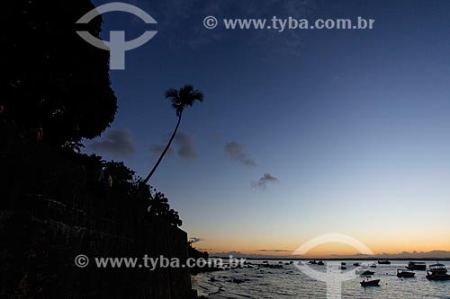  Port of Morro de Sao Paulo at Dusk  - Cairu city - Bahia state (BA) - Brazil