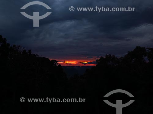  Sunrise - Gaucha Mountain Range during the winter  - Gramado city - Rio Grande do Sul state (RS) - Brazil