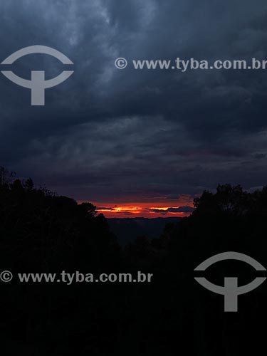  Sunrise - Gaucha Mountain Range during the winter  - Gramado city - Rio Grande do Sul state (RS) - Brazil