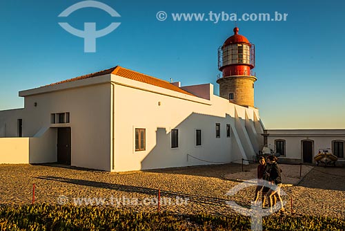  Lighthouse of cape St. Vincent - part of the Southwest Alentejo and Vicentine Coast Natural Park  - Vila do Bispo municipality - Faro district - Portugal