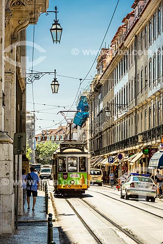  Tram - Lisbon street  - Lisbon - Lisbon district - Portugal