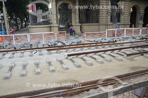  Works for implementation of the VLT (light rail Vehicle) on Rio Branco Avenue  - Rio de Janeiro city - Rio de Janeiro state (RJ) - Brazil