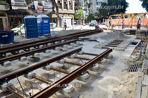  Works for implementation of the VLT (light rail Vehicle) on Rio Branco Avenue  - Rio de Janeiro city - Rio de Janeiro state (RJ) - Brazil