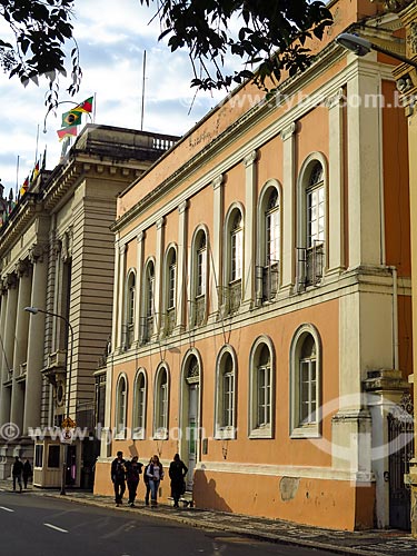  Facade of the Junta House (1790) - also known as old Legislative Assembly - current Legislative Memorial  - Porto Alegre city - Rio Grande do Sul state (RS) - Brazil