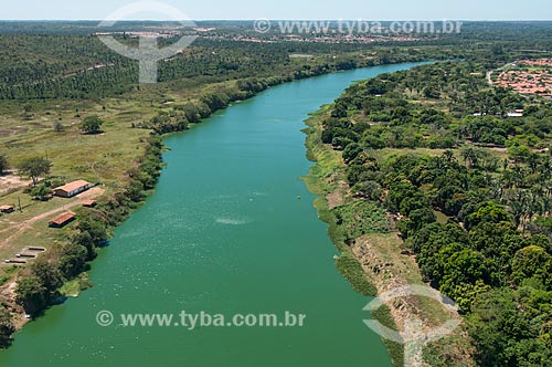  Aerial photo of the Poti River  - Teresina city - Piaui state (PI) - Brazil