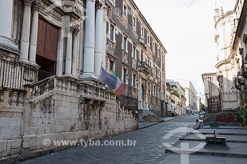  Buildings facade - Via dei Crociferi - XVIII century  - Catania city - Catania province - Italy