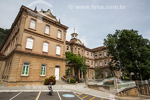  Facade of the College of Commerce Campus (1891) - current Cristo Redentor School - of the Center of Higher Education of Juiz de Fora  - Juiz de Fora city - Minas Gerais state (MG) - Brazil