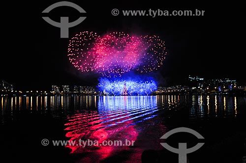  Opening of Lagoa Rodrigo de Freitas christmas tree  - Rio de Janeiro city - Rio de Janeiro state (RJ) - Brazil