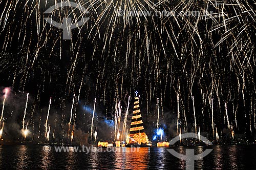  Opening of Lagoa Rodrigo de Freitas christmas tree  - Rio de Janeiro city - Rio de Janeiro state (RJ) - Brazil