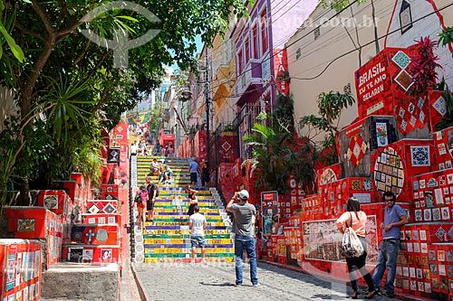  Escadaria do Selaron (Selaron Staircase)  - Rio de Janeiro city - Rio de Janeiro state (RJ) - Brazil