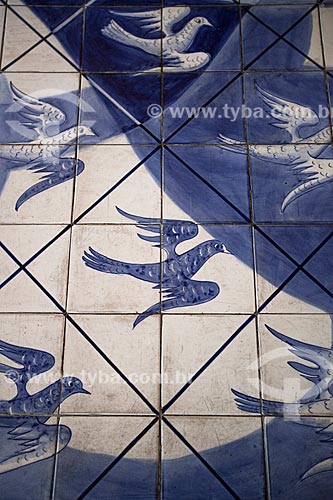  Panel by Candido Portinari inside of the Sao Francisco de Assis Church (1943) - also known as Pampulha Church  - Belo Horizonte city - Minas Gerais state (MG) - Brazil