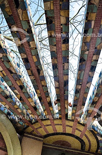  Casa de Artes Paqueta (Paqueta Arts home) - Celling inspired by the work of Spanish artist Gaudi  - Rio de Janeiro city - Rio de Janeiro state (RJ) - Brazil