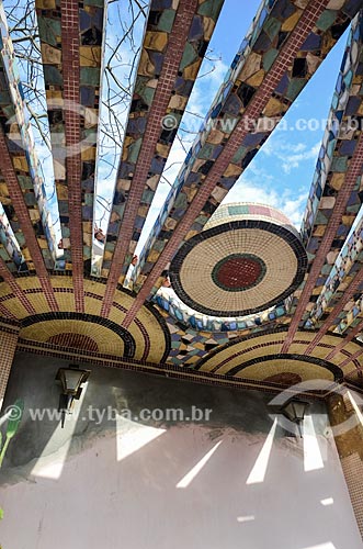  Casa de Artes Paqueta (Paqueta Arts home) - Celling inspired by the work of Spanish artist Gaudi  - Rio de Janeiro city - Rio de Janeiro state (RJ) - Brazil