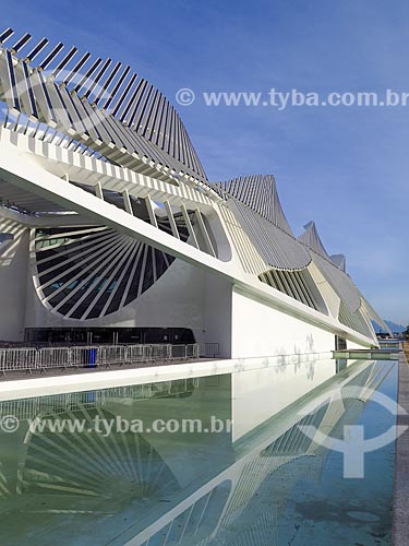  Detail of facade of the Amanha Museum (Museum of Tomorrow)  - Rio de Janeiro city - Rio de Janeiro state (RJ) - Brazil