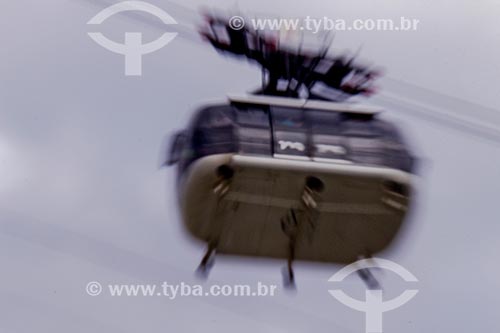  View of the Sugar Loaf cable car from Vermelha Beach (Red Beach)  - Rio de Janeiro city - Rio de Janeiro state (RJ) - Brazil