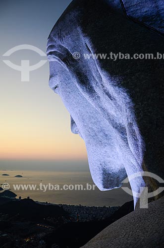  View of the dawn from Christ the Redeemer (1931)  - Rio de Janeiro city - Rio de Janeiro state (RJ) - Brazil