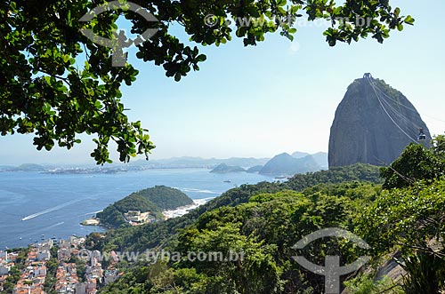 View of the Sugar Loaf from Urca Mountain  - Rio de Janeiro city - Rio de Janeiro state (RJ) - Brazil