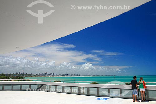  View of landscape from Cabo Branco Station (2008) - also known as Science, Culture and Arts Station  - Joao Pessoa city - Paraiba state (PB) - Brazil