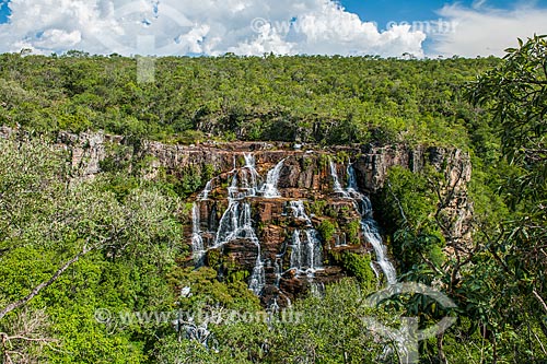  Almecegas I Waterfall - Chapada dos Veadeiros National Park  - Alto Paraiso de Goias city - Goias state (GO) - Brazil