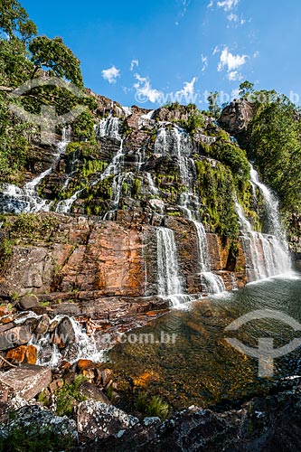  Almecegas I Waterfall - Chapada dos Veadeiros National Park  - Alto Paraiso de Goias city - Goias state (GO) - Brazil