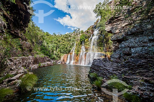  Almecegas I Waterfall - Chapada dos Veadeiros National Park  - Alto Paraiso de Goias city - Goias state (GO) - Brazil